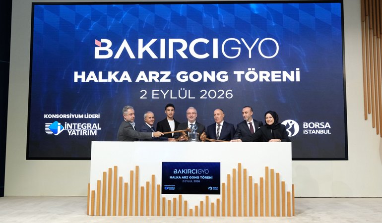 Borsa İstanbul’da gong Bakırcı GYO için çaldı