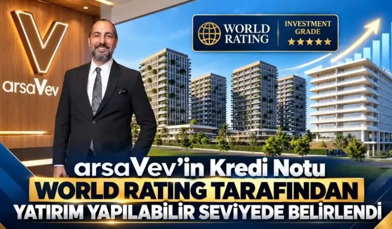 arsaVev’in Kredi Notu World Rating Tarafından Yatırım Yapılabilir Seviyede Belirlendi